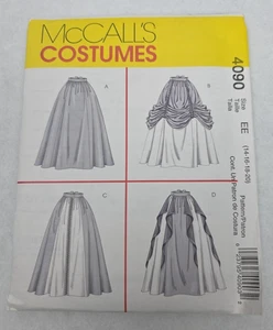 McCall's 4090 Misses Renaissance Medieval Costume Skirt Patterns 14-16-18-20 - Picture 1 of 6