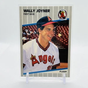 1989 Fleer #481 Wally Joyner - Picture 1 of 2
