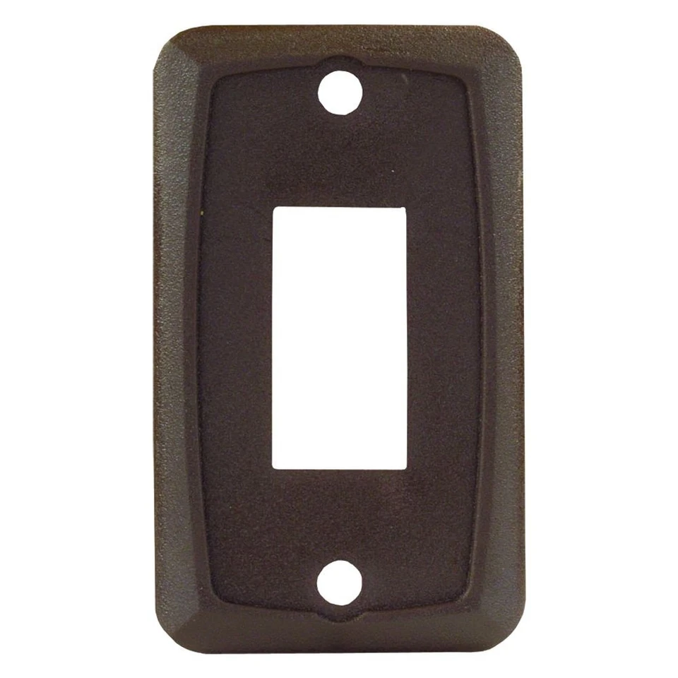 Single Brown Oblong Face Plate for Multi Purpose Switches 1.13" x 0.55" - Image 1 of 1