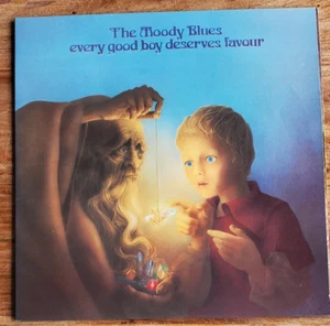 The Moody Blues -every good boy deserves favour - vinyl - textured sleeve -1971 - Picture 1 of 4