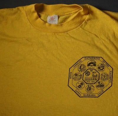 Camiseta Gathering Of The Faithful Para Hombre Grande 1982 Gof Santa Barbara MG Coche Foto 1 de 4