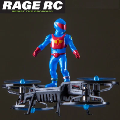 Rage RC AeroBoard RTF Patriot Mini Indoor Drone Micro Toy Hero Flyer Copter Lipo - Image 1 of 4