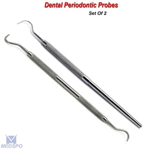 Periodontal Scaler Tartar Remover Plaque Calculus Dental Tooth Scraper Tools Kit - Picture 1 of 5