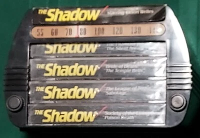 The Shadow Radio Shows~4 Cassette Box Set~Plastic Radio Box~Cassettes Are Sealed - Image 1 of 4
