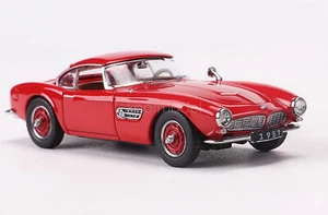 CFCC escala 1/64 para BMW 507 techo rígido Roadster 1957 rojo diecast modelo de coche juguete - Imagen 1 de 6