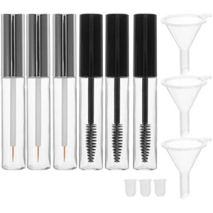3 PCS Mascara Tube Tubes Eyelash Container Empty and Wand Travel - Picture 1 of 12