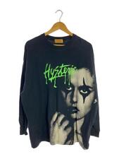 HYSTERIC GLAMOUR LONG SLEEVE T-SHIRT FREE COTTON BLK 01233CL02