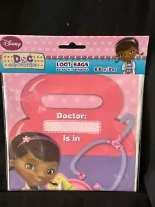 Disney Doc McStuffins Birthday Party Loot Treat Favor Bags 8pcs - Picture 1 of 2