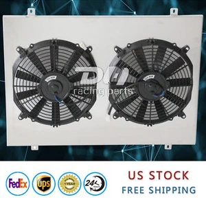 Fit 1980-84 Ford Bronco/F-150/F-250/F-350/F-100 5.0L-7.5L V8 Aluminum Shroud+Fan - Picture 1 of 6