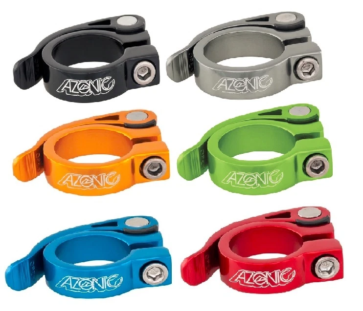 Abrazadera de asiento de bicicleta Azonic Gonzo abrazadera de aluminio 31,8 mm multicolor #3034 Foto 1 de 1