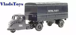 Escarabajo Oxford Militar 1/76 Scammell con remolque furgoneta Royal Navy años 50 76RAB010 - Imagen 1 de 5