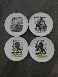 Lord Nelson Potteries Advertising Coasters Plates Trays - Lot of 4 - Picture 1 of 11