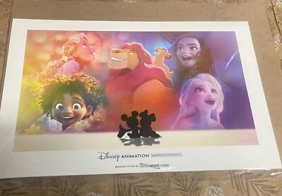 Disney Animation Immersive Experience Print Poster - Brand New Mickey Mouse - Image 1 of 4