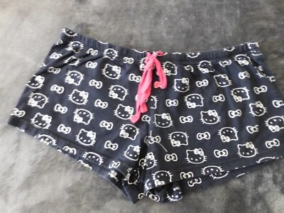 Hello Kitty на шнурке гостиной пижамы шорты черный белый размер большой - Изображение 1 из 2