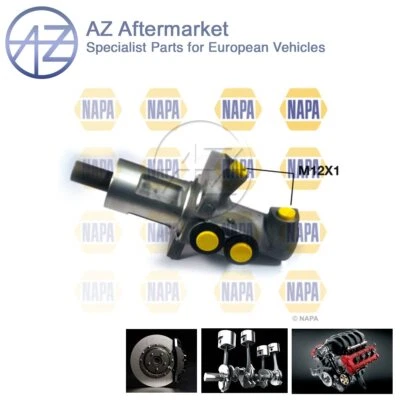 Fits Audi A4 2000-2009 A6 1997-2005 VW Passat 1996-2005 AZ Brake Master Cylinder - Image 1 of 4