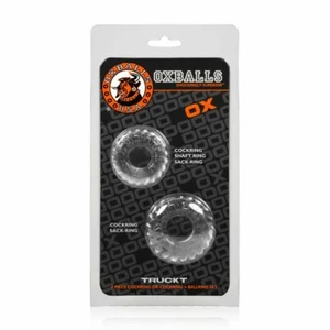 New Oxballs Truck-t 2 Sizes Pack Set Penis Penile Ring Male Atomic Jock 2 Colors - Picture 1 of 7