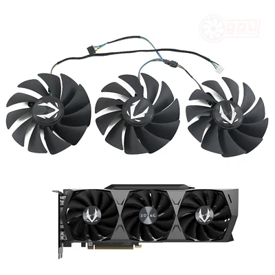 APISTEK Zotac RTX 3070Ti 3080Ti 3090 Trinity OC / Amp Holo Replacement GPU Fans