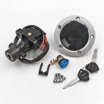 Fit for SUZUKI GSXR1000 2005-2016 Ignition Switch Fuel Gas Cap Seat Lock Set - Image 1 of 4