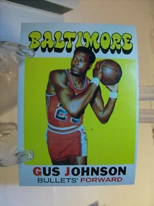1971-72 Topps Basketball Card #77 Gus Johnson DP (84935) - Picture 1 of 2