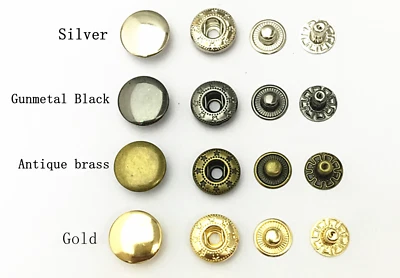Premium Rivet Buttons Poppers Snap Fasteners Press Sewing Leather Craft 8mm-15mm - Image 1 of 4