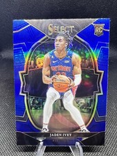 2022-23 Panini Select Jaden Ivey RC Blue Prizm Concourse #87 Detroit Pistons