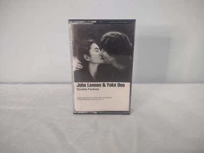 Vintage John Lennon & Yoko Ono Double Fantasy 1980 Cassette Tape BEATLES Foto 1 de 4