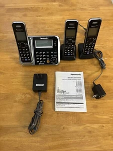 Panasonic Auricular y 4 Teléfonos Enlace a Celular Inalámbrico Panasonic KX-TG7871 - Imagen 1 de 3