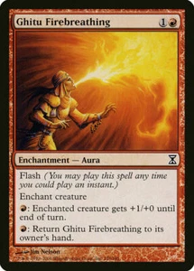 FOIL Ghitu Firebreathing MTG Magic TIME SPIRAL LP/NM - Picture 1 of 1