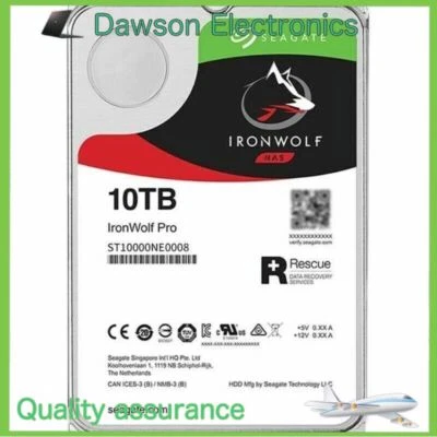 Seagate IronWolf Pro ST10000NE0008 7200 10TB RPM 256MB Cache SATA 6.0Gb/s 3.5" - Image 1 of 4