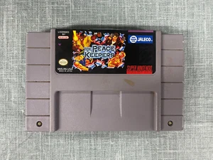 The Peace Keepers Super Nintendo SNES Rare Game Authentic Cartridge Only - Picture 1 of 2