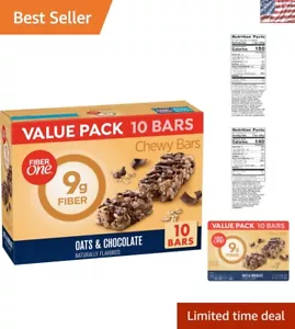 Gesunde Haferflocken & Schokolade Kau-Müsliriegel - 10er-Pack Ballaststoff-Snacks, 14,1 Unzen - Bild 1 von 16