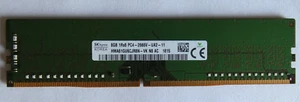 8GB SK Hynix DDR4 PC-Ram / 8GB 1Rx8 PC4-2666V-UA2-11 / HMA81GU6CJR8N-VK N0 AC - Bild 1 von 3