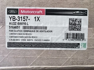 Fan Clutch Ford Motorcraft YB-3157-1x New Old Stock  (5164651) Foto 1 de 2