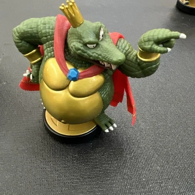 Boneco Nintendo Amiibo King K Rool personagem Super Smash Bros solto usado - Imagem 1 de 2