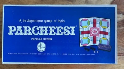 Vintage 1967 Parcheesi Backgammon Game of India Game complete - Image 1 of 4