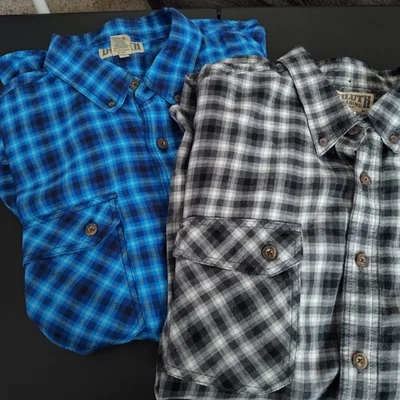 Duluth Trading Co. Men's Lot Of 2 Plaid Flannel Shirts Gorpcore Outdoors Size XL - Image 1 of 4
