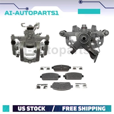 For 2011-2015 Chevrolet Cruze Rear Left Rear Right Brake Calipers & Brake Pads - Image 1 of 4