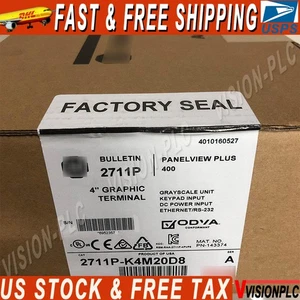 NEW AB 2711P-K4M20D8 VERSION PanelView Plus 6 Graphic Terminal US Free Tax - Picture 1 of 6