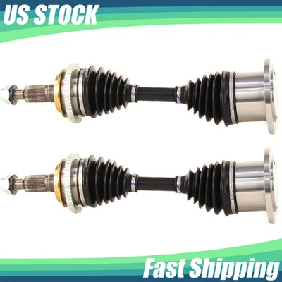 Eje delantero CV de 2 piezas para Chevy GMC K2500 K1500 1988-1997 Suburban Yukon Tahoe Foto 1 de 4