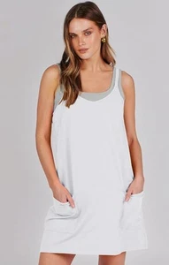 Women Athletic Dress Summer Tennis Workout Active Sports Mini Romper Small New - Picture 1 of 3