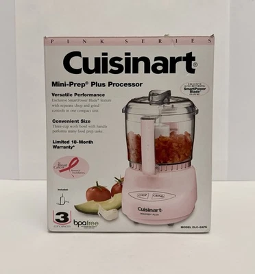 Cuisinart DLC-2APK Food Processor Mini-Prep Plus 24 Ounce, Pink - New - Image 1 of 4