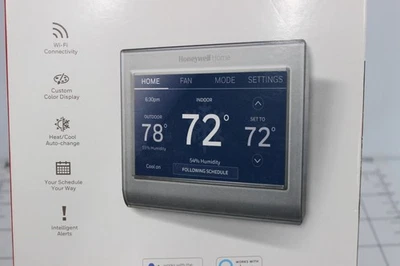 Honeywell RTH9585WF Programmable Thermostat - Gray ‎(RTH9585WF1004/W) Foto 1 de 4