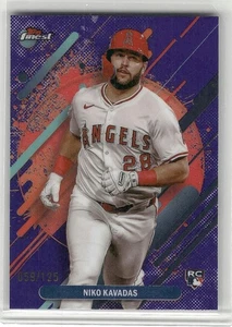 2025 Topps Finest - Rare Niko Kavadas #250 Purple Refractor /125 (RC) - Picture 1 of 2