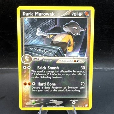 Dark Marowak 7/109 Team Rocket Returns Non-Holo Rare Pokémon Card TCG LP - Image 1 of 2