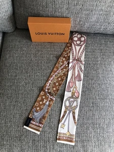 New Louis Vuitton M77700 Silk Bandeau Scarf - Picture 1 of 7