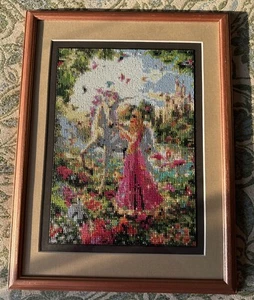 "Magical Pixel Hobby Completo Unicornio y Niña Enmarcado y Mate 20""x15""" - Imagen 1 de 11