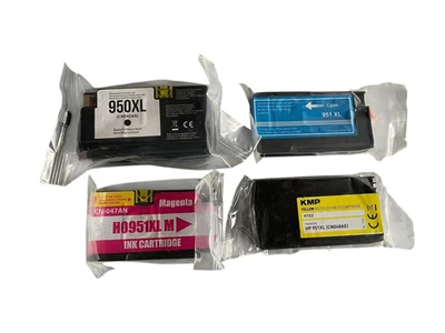 4er SET Kompatible HP 950XL HP 951 | wie HP C2P43AE Multipack OfficeJet Pro 8100 - Bild 1 von 2