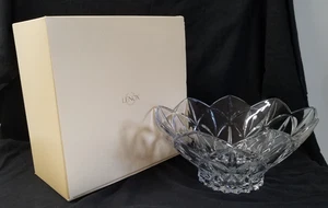 Lenox Shooting Star Centerpiece Bowl 12" Lead Crystal Round Clear Glass 3417 - Picture 1 of 10