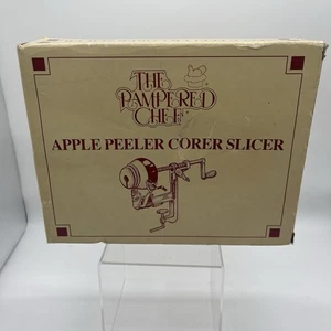 Vintage The Pampered Chef Apple Peeler Corer Slicer Unused NOS New - Picture 1 of 12