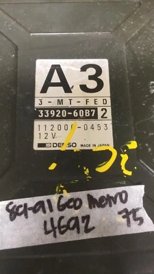 Computadora ecu 33920-60B72 Geo Metro ecm 1989-1991 Foto 1 de 4